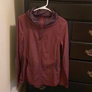 Burgundy Cowl Neck Pullover